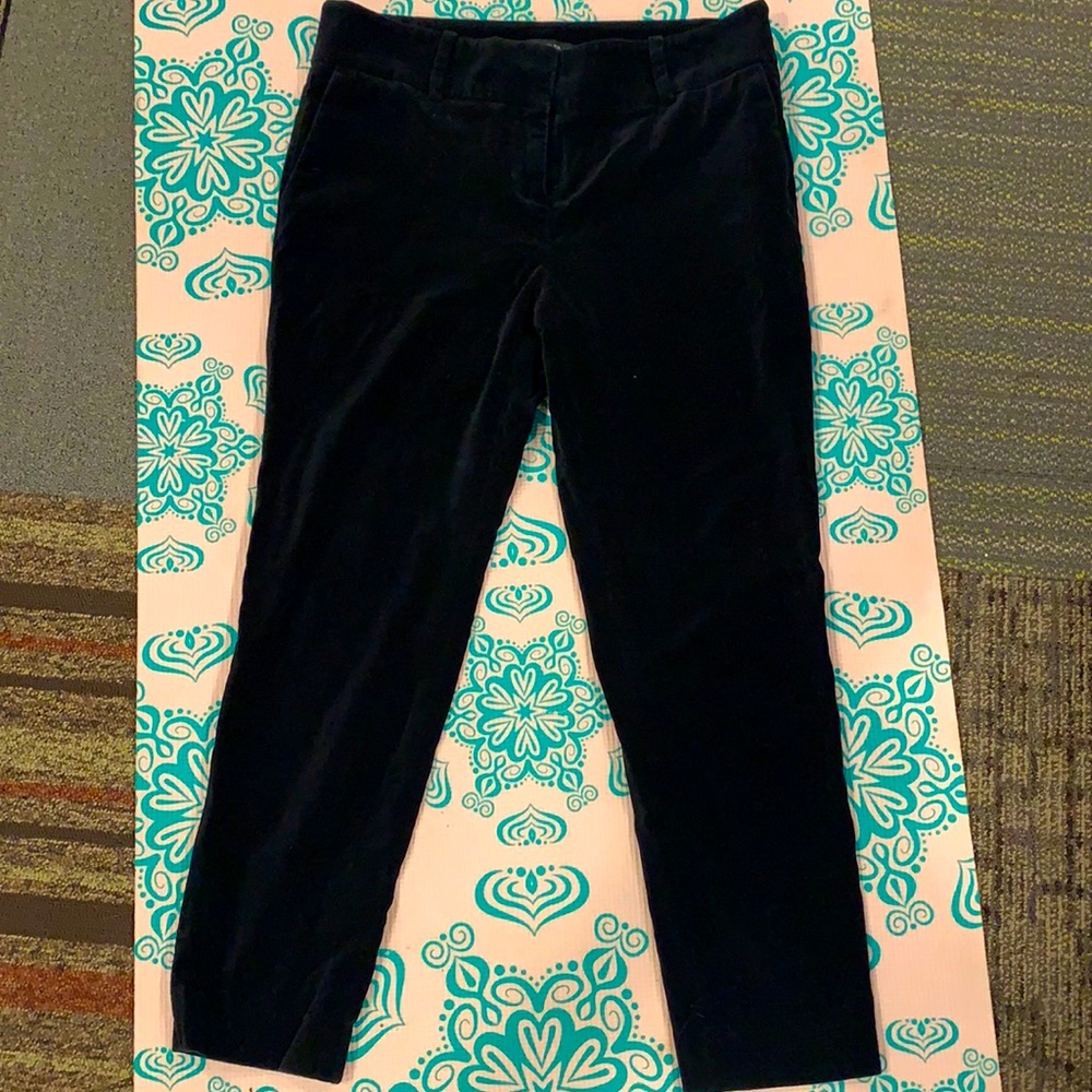 Velvet black pants